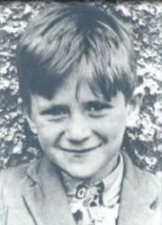 Nicky Ryan as a boy, from 'Water shows the hidden heart'